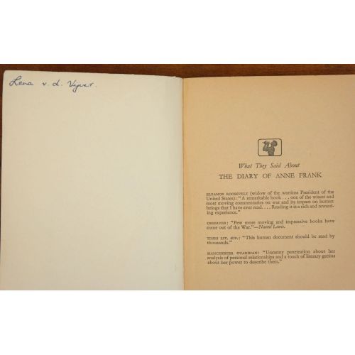 The Diary Of Anne Frank | Classics | Mickle & More Second-Hand Books