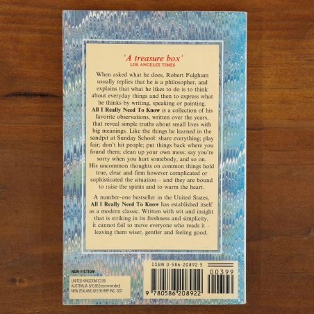 All I Really Need To Know I Learned In Kindergarten | Personal Growth | Mickle & More Second-Hand Books