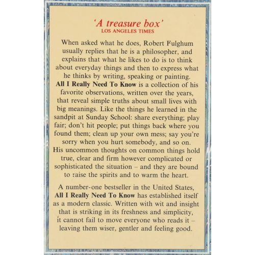 All I Really Need To Know I Learned In Kindergarten | Personal Growth | Mickle & More Second-Hand Books