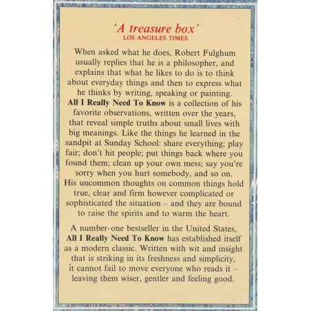 All I Really Need To Know I Learned In Kindergarten | Personal Growth | Mickle & More Second-Hand Books