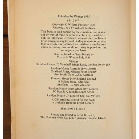 The Sound And The Fury | Literary | Mickle & More Second-Hand Books