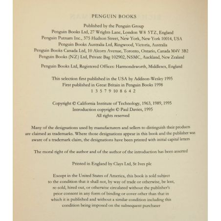 Six Easy Pieces: The Fundamentals of Physics Explained | Science | Mickle & More Second-Hand Books