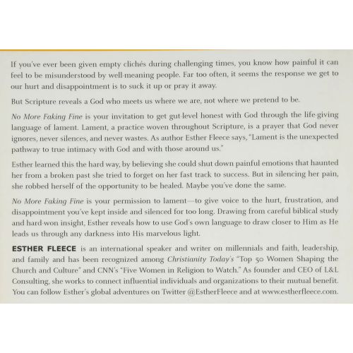 No More Faking Fine | Faith | Mickle & More Second-Hand Books