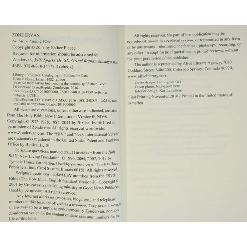 No More Faking Fine | Faith | Mickle & More Second-Hand Books