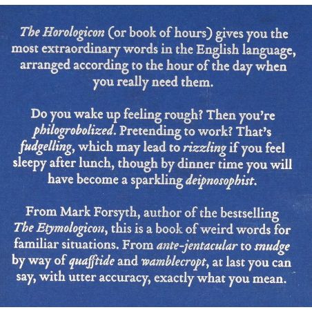 The Horologicon | Language & Writing | Mickle & More Second-Hand Books