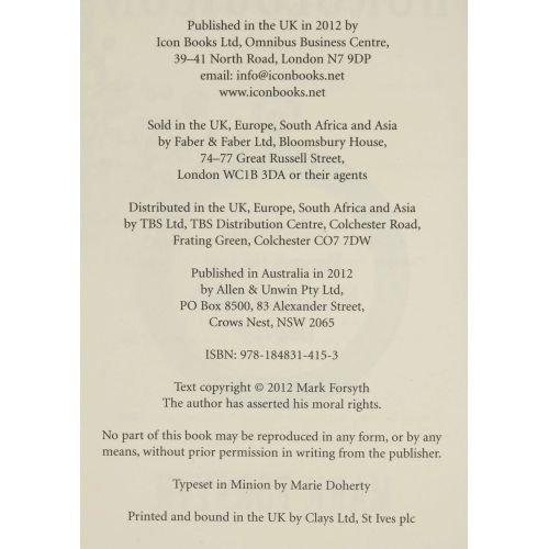 The Horologicon | Language & Writing | Mickle & More Second-Hand Books