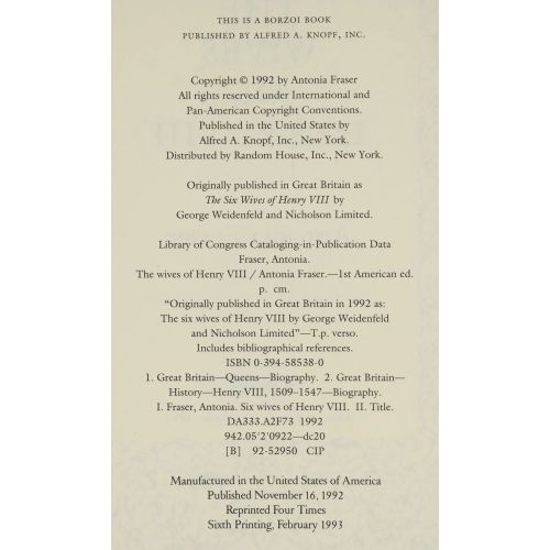 The Wives Of Henry The VIII | History | Mickle & More Second-Hand Books