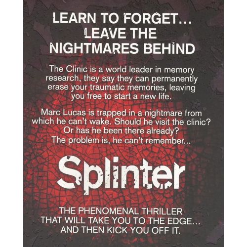 Splinter | Thriller | Mickle & More Second-Hand Books